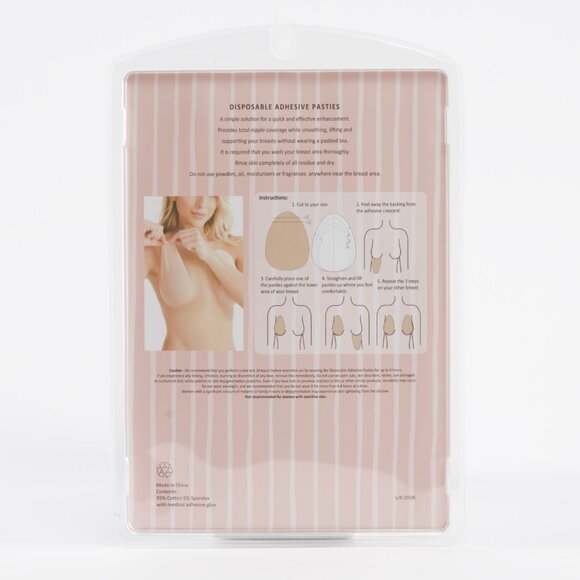 MAGIC CURVES DISPOSABLE ADHESIVE PASTIES ( 3 PAIRS ) SIZES A~D - Picture 5 of 5